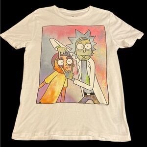 White Graphic Short Sleeve Tee